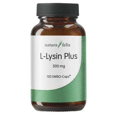 Natura Felix L-Lysin Plus Zink, 120 EMBO-Caps
