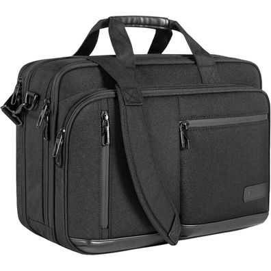 Laptoptasche 17.3 Zoll Business Aktentasche Wasserdicht Schwarz