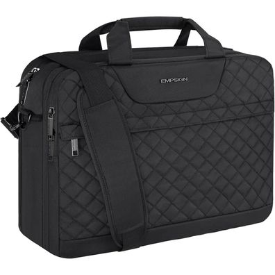 Empsign Laptop Tasche 17 Zoll RFID Wasserabweisend Schwarz