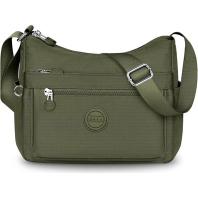 VOBUKE Umhängetasche Damen Mittelgroß Wasserdicht Nylon Crossbody Bag Vielen