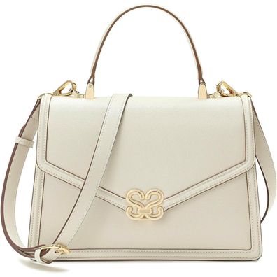 quipuda Handtasche Damen Leder Crossbody Bag abnehmbarer Schultergurt