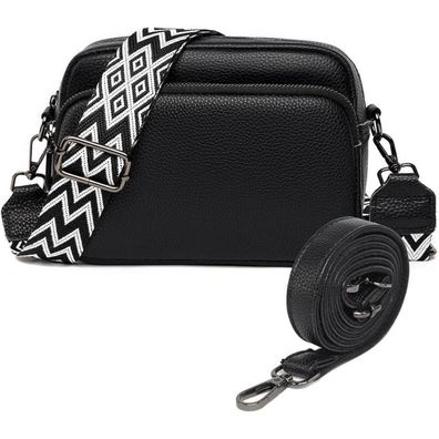 Tiaastap Damen Handy Umhängetasche Echtes Leder Crossbody Bag Schultertasche