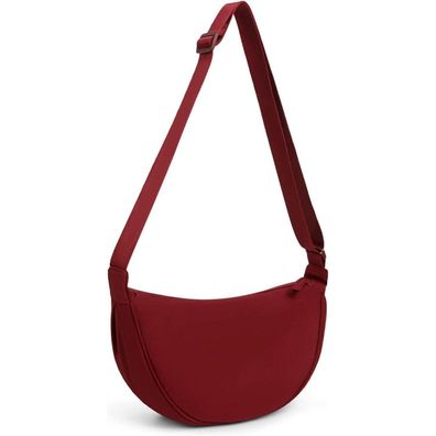 Tiaastap Damen Halbmond Crossbody Schultertasche Hobo Casual Bag A-rot