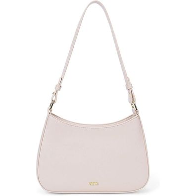 Damen Handtasche Hobo Bag PU Leder Umhängetasche Y2K Schultertasche Beige