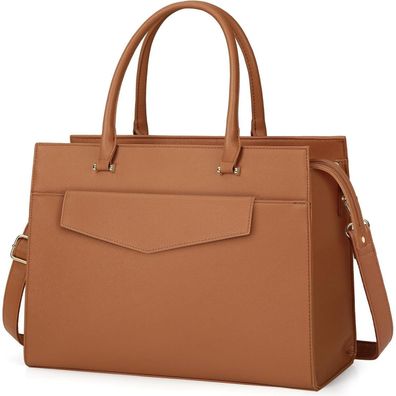 Universal Rainsmore Handtasche Damen Umhängetasche Shopper Groß Braun