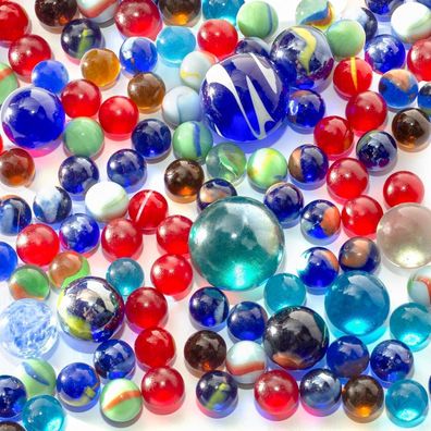 Bunte Glasmurmeln 680g Kinder Murmelspiel Deko Spielzeug Pflanzendeko neu