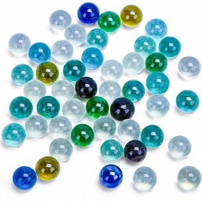 Glasmurmeln bunt 50 STK. Spielzeug Kinder Deko Kugeln Mara