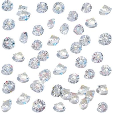 500 Stk. Glas Diamanten 10mm Hochzeit Tischdeko Mittelstück