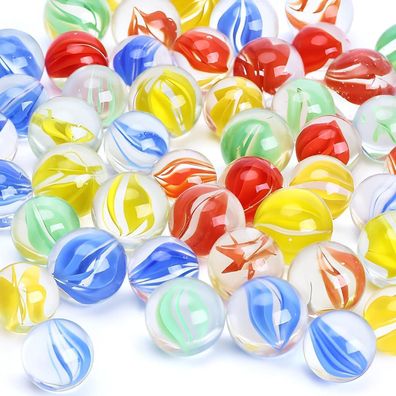 200 Stück Bunte Glasmurmeln Kinder Murmelspiel Deko 14/16mm