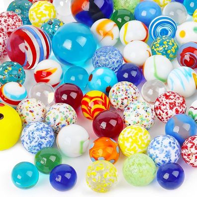 85 Bunte Glasmurmeln Murmeln Kinder Spiel Deko Pflanzen 85 Farben