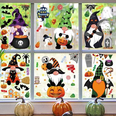 Halloween Decorations Sale Clearance Fenster Aufkleber Stickers Thanksgiving
