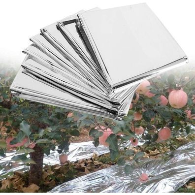2er Pack Pflanze Reflexionsfilm PETP Folie 210×120cm, Gewächshaus Heizungsfolie