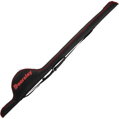 Doorslay Angeltasche Rutentasche 160 cm Tragbar Faltbar Organizer Schwarz Rot