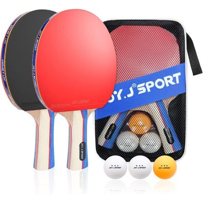 Tischtennis Schläger Set mit 2 Schläger 3 Bällen Freizeit sourceMappingURL