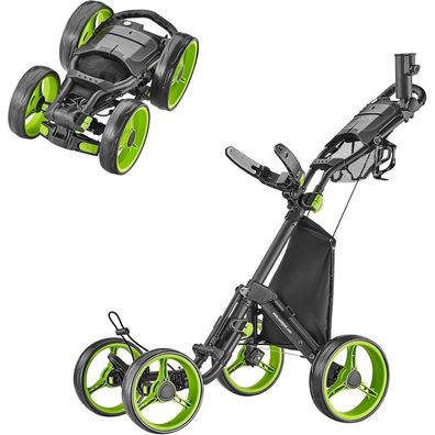 CaddyTek Explorer V8 Superlite Golfwagen 4 Räder Version 8 lime