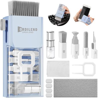 Tastatur Reinigungsset Screen Cleaner Kit iPhone Pro Laptop Tablet Moranti-Blau
