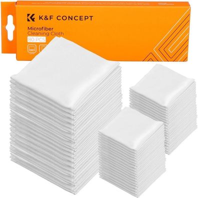 Mikrofaser Reinigungstücher Set für Kamera Objektiv Filter Brille 15x15cm 80 Stk