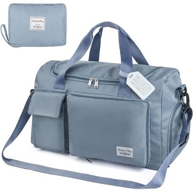Flintronic 35L Faltbare Reisetasche Gepäcktasche Große Weekender Urlaubstasche
