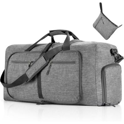 85L Reisetasche mit Schuhfach, Große Falttasche für