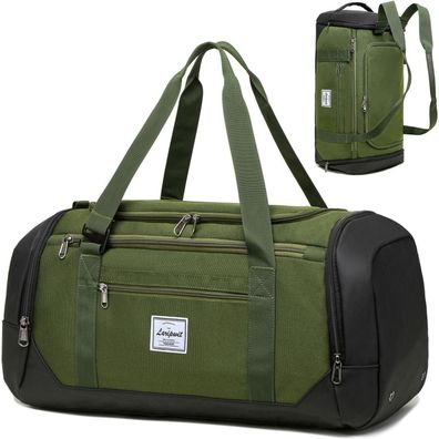 Sporttasche Herren 40L Rucksack Reisetasche Schuhfach Nassfach Wasserdicht