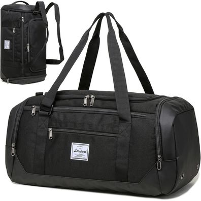 Sporttasche 40L Herren Damen Reisetasche mit Schuhfach Nassfach Rucksack