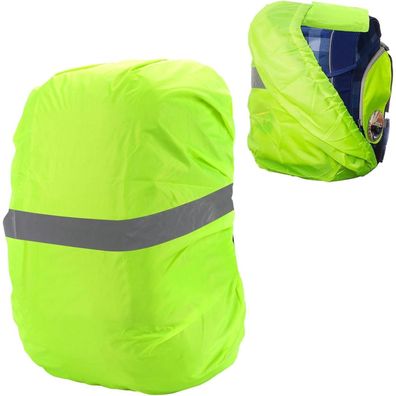 Regenschutz Schulranzen Rucksack 18-25L Reflektor wasserdicht fluoreszierend
