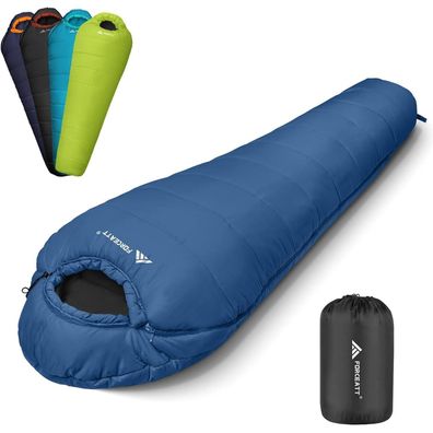 Forceatt Schlafsack Mumienschlafsack Winter -10°C Ultraleicht Outdoor