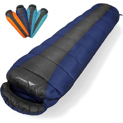 Forceatt Schlafsack Erwachsene 3 Jahreszeiten Wasserdicht 1400g