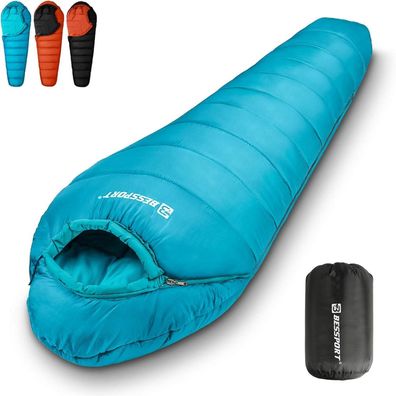 Winterschlafsack -10 ? Mumienschlafsack wasserabweisend 4 Jahreszeiten