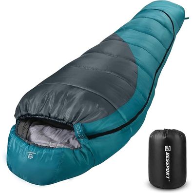 Bessport Mumienschlafsack -10 bis 15 ? 4 Jahreszeiten Winter Outdoor Camping