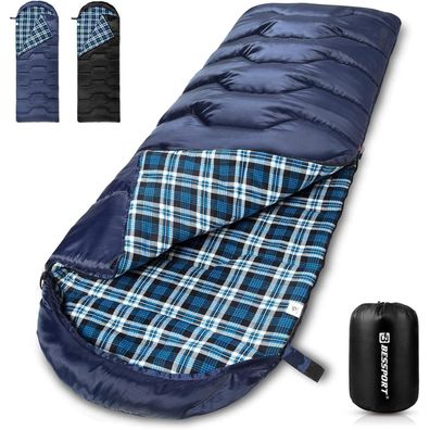 Schlafsack Camping 3-4 Jahreszeiten -8 °C - 20°C Wasserdicht warm Erwachsene