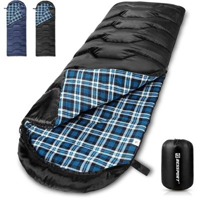 Schlafsack für Camping 3-4 Jahreszeiten -8° C bis 20°C