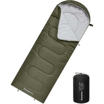 KingCamp Schlafsack Deckenschlafsack Camping 3-4 Jahreszeiten Ultraleicht Warm