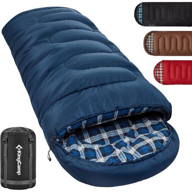 KingCamp Schlafsack Deckenschlafsack Outdoor 400g Füllung Erwachsene