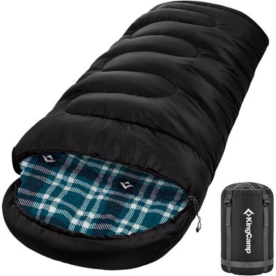 KingCamp Outdoor Schlafsack Warmer Deckenschlafsack 3-4 Jahreszeiten 400g