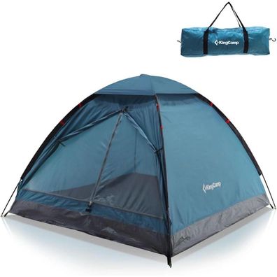 Ultraleicht Camping Zelt 2 Personen Wasserdicht Kompakt Trekking Outdoor Blau