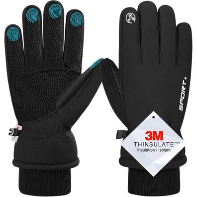 Wasserdichte Touchscreen Winterhandschuhe Ski Fahrradhandschuhe Herren Damen