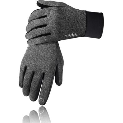 SIMARI Winter Thermo-Handschuhe Herren Damen Touchscreen Winddicht SMRG102-Grey