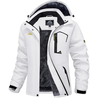 Damen Winterjacke Softshell Funktionsjacke Outdoor Ski Jacke Fleece