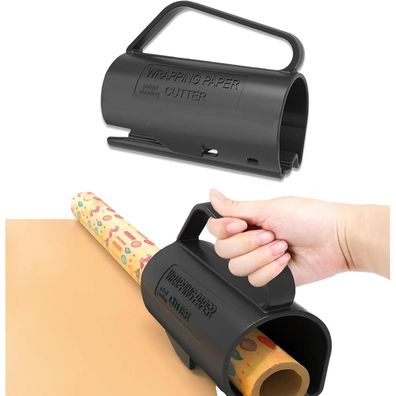 Geschenkpapier Schneider Weihnachten Geburtstag Wrapping Paper Cutter Schwarz