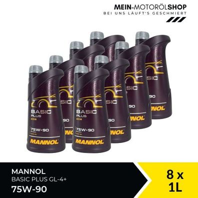 Mannol Basic Plus 75W-90 GL-4+ 8x1 Liter