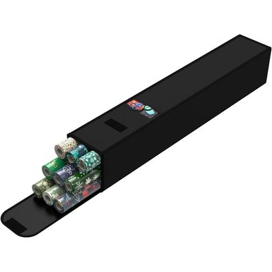 Geschenkpapier Aufbewahrungstasche 600D Oxford Wasserdicht 79x13x13cm Schwarz