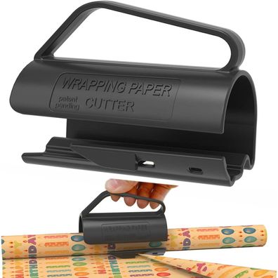 10x Geschenkpapier Schneider Rollen Cutter Tragbar Weihnachten Schwarz