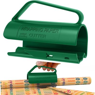 Geschenkpapier Schneider Rollen Cutter Tragbarer Papierschneider Grün