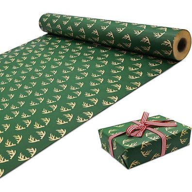 43cm x 15M Roll Weihnachts Geschenkpapier Kraftpapier Multicolor3