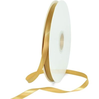 Gold Satinband 10mm 91m Deko Geschenkband Hochzeit Taufe Geburtstag Valentinstag