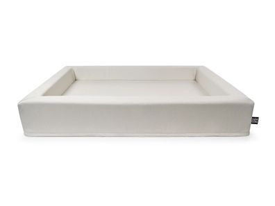 Hundekorb Harko Premium Kunstleder, weiss, auch orthopädisch