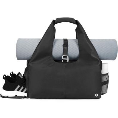 Sporttasche Yogatasche Reisetasche mit Schuhfach Nassfach für Yogamatten