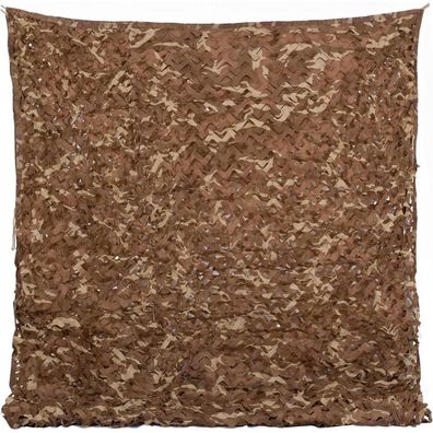 Velity Tarnnetz 3x3M Desert - Camouflage Netz für Jagd, Camping, Garten Deko