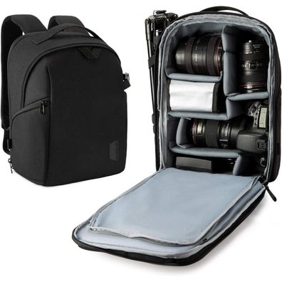 bagsmart Kamerarucksack für DSLR/SLR Kameras und 13,3-Zoll Laptops, wasserfest